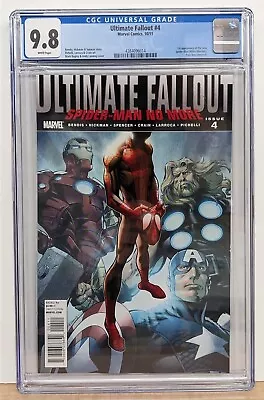 Buy ULTIMATE FALLOUT #4 CGC 9.8 1st Appearance Miles Morales Spider-Man 1st Print NM • 1,084.51£