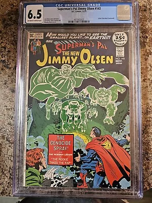 Buy Superman’s Pal Jimmy Olsen #143 CGC 6.5 (1971) Jack Kirby Bronze Age DC Comics  • 36.36£