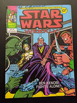 Buy Star Wars Weekly #43, November 29th 1978, Marvel Comics, FREE UK POSTAGE • 6.99£