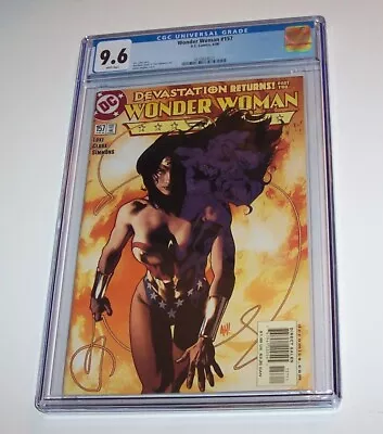 Buy Wonder Woman #157 - DC 2000 Modern Age Issue - CGC NM+ 9.6 - (Adam Hughes Cover) • 67.96£