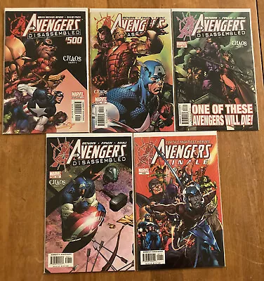 Buy “The Avengers Dissambled” #500-503 & Finale Lot Of 5 Marvel PSR Comics - NM-B&B • 40.21£