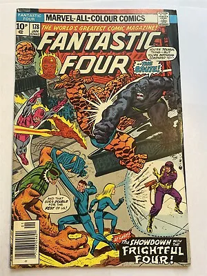 Buy FANTASTIC FOUR #178 UK Price Marvel Comics 1977 VF/NM • 4.95£