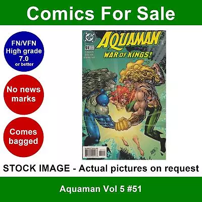 Buy DC Aquaman Vol 5 #51 Comic - FN/VFN Clean 01 January 1999 • 4.99£