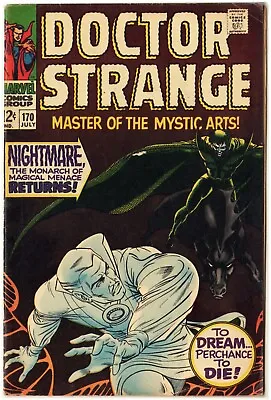 Buy Vintage DOCTOR STRANGE#170 (July 1968) VG+ 4.5 RETURN Of NIGHTMARE • 35.58£