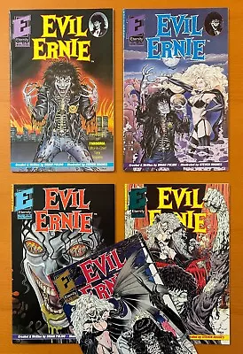 Buy Evil Ernie #1, 2, 3, 4 & 5 Complete Series KEY 1st Appearance Ernie & Lady Death • 495£