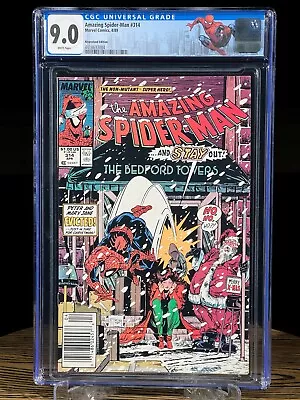 Buy AMAZING SPIDER-MAN #314 Newsstand CGC 9.0 1989 Todd McFarlane • 59.30£