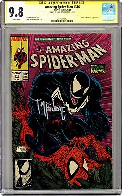 Buy Amazing Spider-Man #316D CGC 9.8 SS Todd McFarlane 1989 2504945002 • 1,296.60£