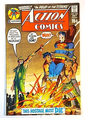 Buy Action Comics #402 W/ Superman Dc 1971 F/vf 7.0 Murphy Anderson Neal Adams Cover • 11.06£