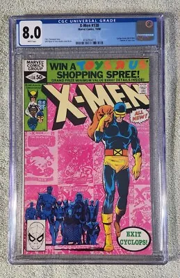 Buy Uncanny X-Men #138 CGC 8.0 1980 Cyclops Leaves X-Men • 48.19£