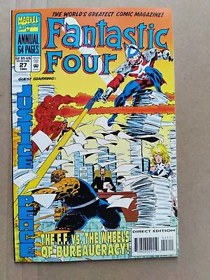 Buy Fantastic Four Annual #27 MARVEL 1994 VF 1st App The TVA • 4.02£
