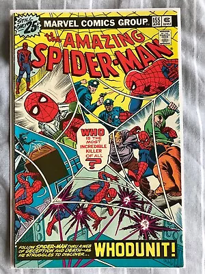Buy Amazing Spider-Man 155 (1976) 1st App Leroy Tallon ,cents [6.0] • 17.99£