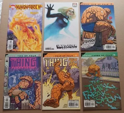 Buy Human Torch # 1, Invisible Woman # 1 Variant, Thing Issues 1, 2, 3, 4, NM • 5.99£