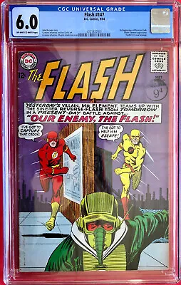 Buy Flash #147 CGC 6.0 2nd Appearance Of Professor Zoom Reverse Flash DC Comics • 225£
