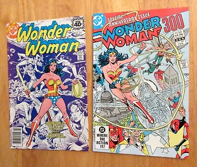 Buy Lot Of *2* WONDER WOMAN: #253 *Newsstand!* (’79, FN++), 300 (’83, VF/NM Beauty!) • 11.45£