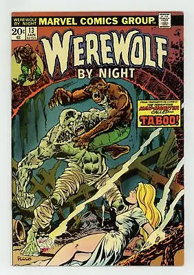 Buy Werewolf By Night #13 VF 8.0 1974 • 61.74£