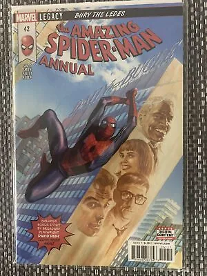 Buy MARVEL COMICS Amazing Spider-Man Annual #42 Dan Slott Bury The Ledes • 4£