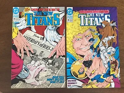 Buy DC Comics 1991 The New Titans Issues 78 & 79 ==== • 8.49£