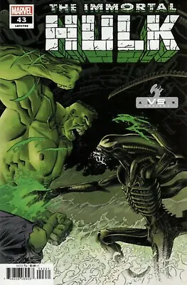 Buy Immortal Hulk #43 Shalvey Marvel Vs Alien Variant Recalled Comic Nm • 11.85£