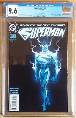 Buy SUPERMAN #123 (1987 Series) - Glow In Dark Edition - New Powers/Costume- CGC 9.6 • 90£
