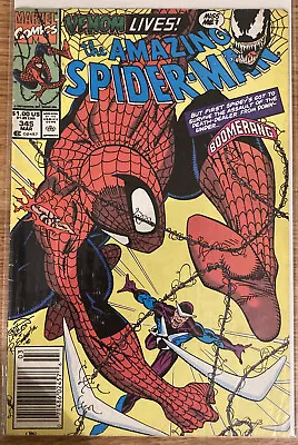 Buy Amazing Spiderman Issue 345. 1st Full Cletus Kasady (Carnage). Marvel Comics • 9£