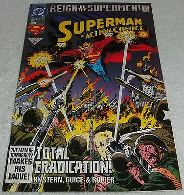 Buy Dc Comics Superman In Action Comics # 690 Vf Reign Of The Supermen 1993 • 3£
