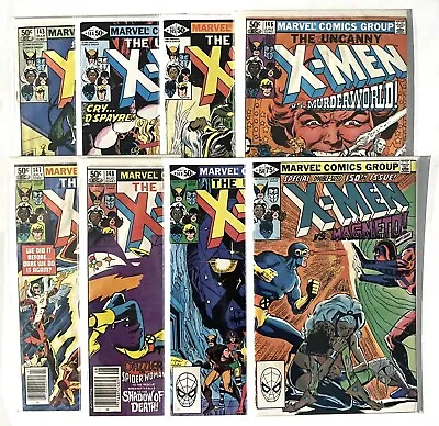 Buy Uncanny X-Men 143, 144. 145, 146, 147, 148, 149, 150 Claremont 1981 G-VF Key • 43.69£