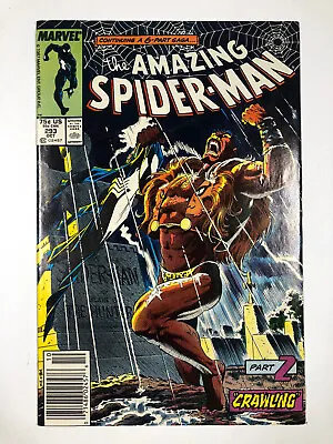 Buy AMAZING SPIDER-MAN #293(Oct 1987) Newsstand Zeck Kraven Hunt Saga(b) • 19.29£