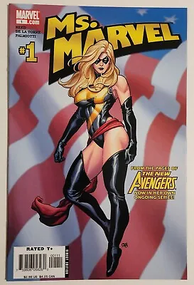 Buy Ms. Marvel #1 (2006) VF/NM Vol 2 Frank Cho Cover Carol Danvers • 5.38£