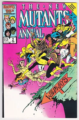Buy New Mutants Annual #2 Very Fine Plus 8.5 First Appearance Of Psylocke 1986 • 47.79£