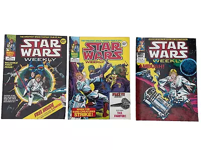 Buy STAR WARS Weekly  1 , 2 & 5 (1978) UK Marvel (First Issue) No Free Gifts • 9.50£