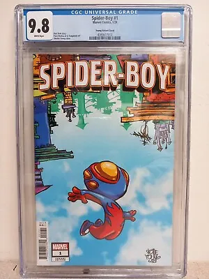 Buy Rare Spider-boy #1 Skottie Young Variant Cgc 9.8🔥🔥 2024 • 40£