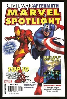 Buy Marvel Spotlight Civil War #15 Captain America Dead John Rhett Tho Nm 1st Print • 4.79£