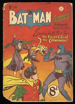 Buy Batman #14 Fair 1.0 Australian #62 Catwoman 1st Mention Of Selina Kyle! • 366.84£