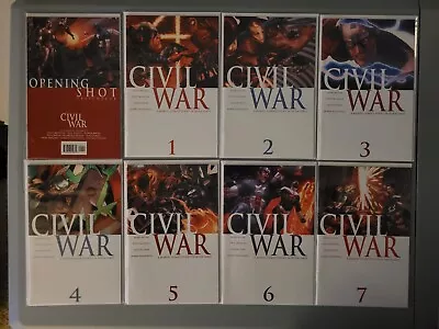 Buy Civil War #1-7 Complete Series + Opening Shot (Marvel Comics July 2006) - KEY • 19.92£