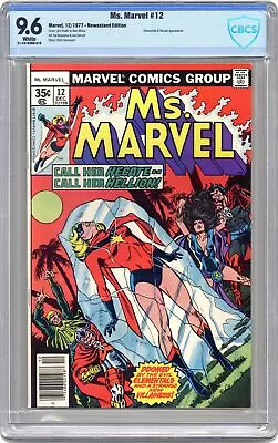 Buy Ms. Marvel #12 CBCS 9.6 Newsstand 1977 21-241B38B-016 • 74.32£