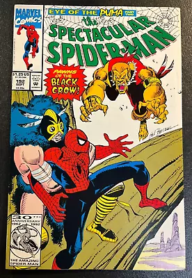 Buy Spectacular Spider-man 192 PUMA Sal Buscema Captain America Hawkeye V 1 Marvel • 8£