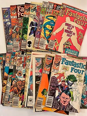Buy Fantastic Four Lot Of 27 Low Grade 200s-300s Era Comic Books 80s And Early 90s • 26.87£