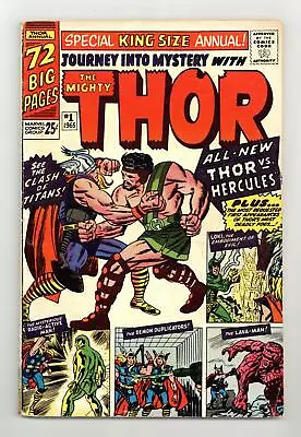Buy Thor Journey Into Mystery #1 VG- 3.5 1965 1st App. Hercules • 154.17£