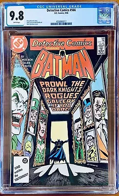 Buy Detective Comics 566 CGC 9.8 Batman Rogue’s Gallery Joker • 279.03£