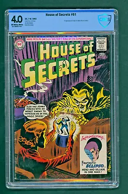 Buy House Of Secrets #61 - Eclipso, CBCS 4.0 Off White/W (DC, 1963) • 142.69£