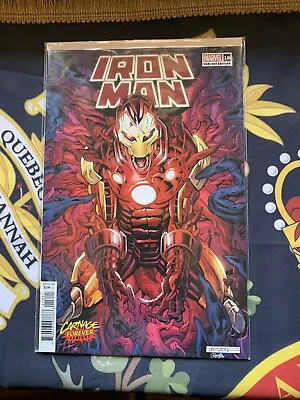 Buy Iron Man #18 Jeff Johnson Carnage Forever Variant (23/03/2022) • 2.75£