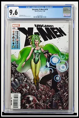 Buy Uncanny X-Men #478 CGC Graded 9.6 Marvel November 2006 White Pages Comic Book. • 71.26£