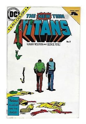 Buy New Teen Titans #9 --- Perez/wolfman! Australian Reprint Of #39! Dc! 1985! Vf • 2.38£