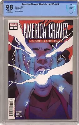 Buy America Chavez Made In The USA #3A Pichelli CBCS 9.8 2021 21-1C20395-001 • 142.83£