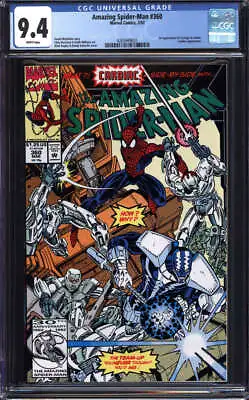 Buy Amazing Spider-man #360 Cgc 9.4 White Pages // 1st Appearance Carnage In Cameo • 48.21£