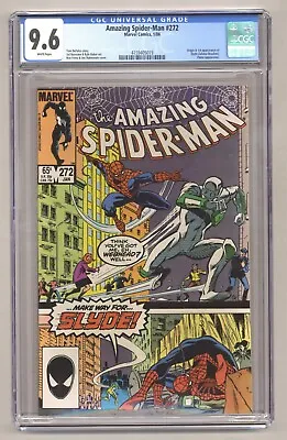 Buy Amazing Spider-Man 272 (CGC 9.6) Origin/1st App. Slyde Puma 1986 Marvel M347 • 39.72£