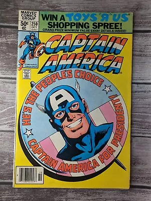 Buy Captain America #250 FN Newsstand • 2.37£