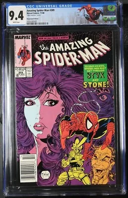 Buy Amazing Spider-Man # 309 (Marvel)1988 - CGC 9.4 WP Mark Jewelers - Custom Label  • 130.57£
