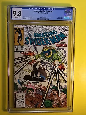 Buy Amazing Spider-Man #299 2nd Venom McFarlane CGC 9.8 White Pages Marvel 1988. • 324.36£