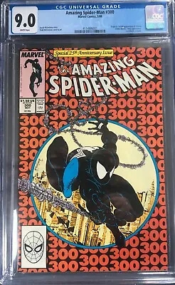 Buy Amazing Spider-Man #300 CGC 9.0 First Apperance Venom - Last Black Costume  • 500£